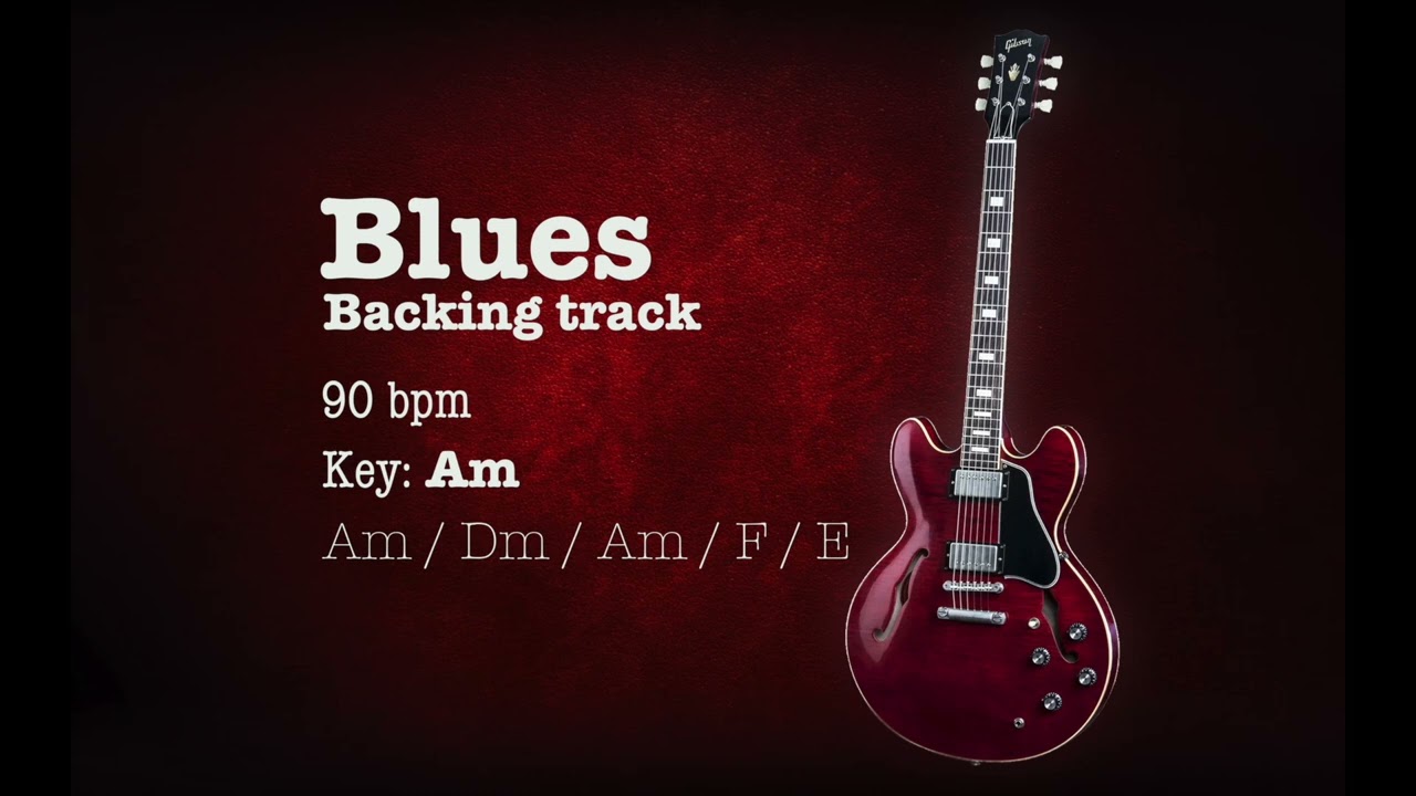 blues guitar backing track free