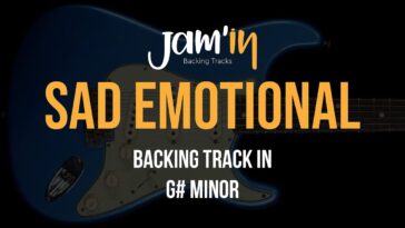 emotional backing track guitar
