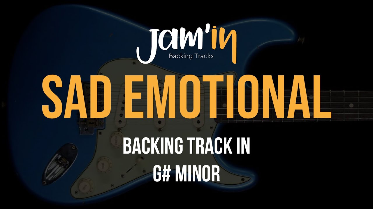 emotional backing track guitar