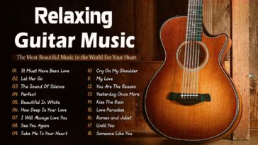 relaxing guitar track for practice