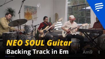 electric guitar practice backing track