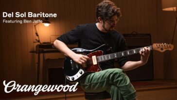 Del Sol Baritone | Chambered Electric Guitar Demo II ft. Ben Jaffe | Orangewood - YouTube