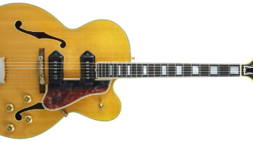 A 1957 Gibson Byrdland: A classic example of the blond thinline archtop that paved the way for the ES-335