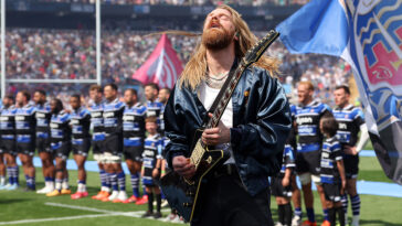 “An absolute disgrace”: Sam Ryder channels Brian May with a stadium-sized electric guitar performance of God Save The King, but not everyone's happy about it
