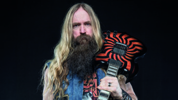 Zakk Wylde, guitarist and vocalist with heavy metal group Black Label Society, photographed in Jacksonville, Florida, on April 27, 2018.