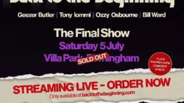 Black Sabbath Back to the Beginning