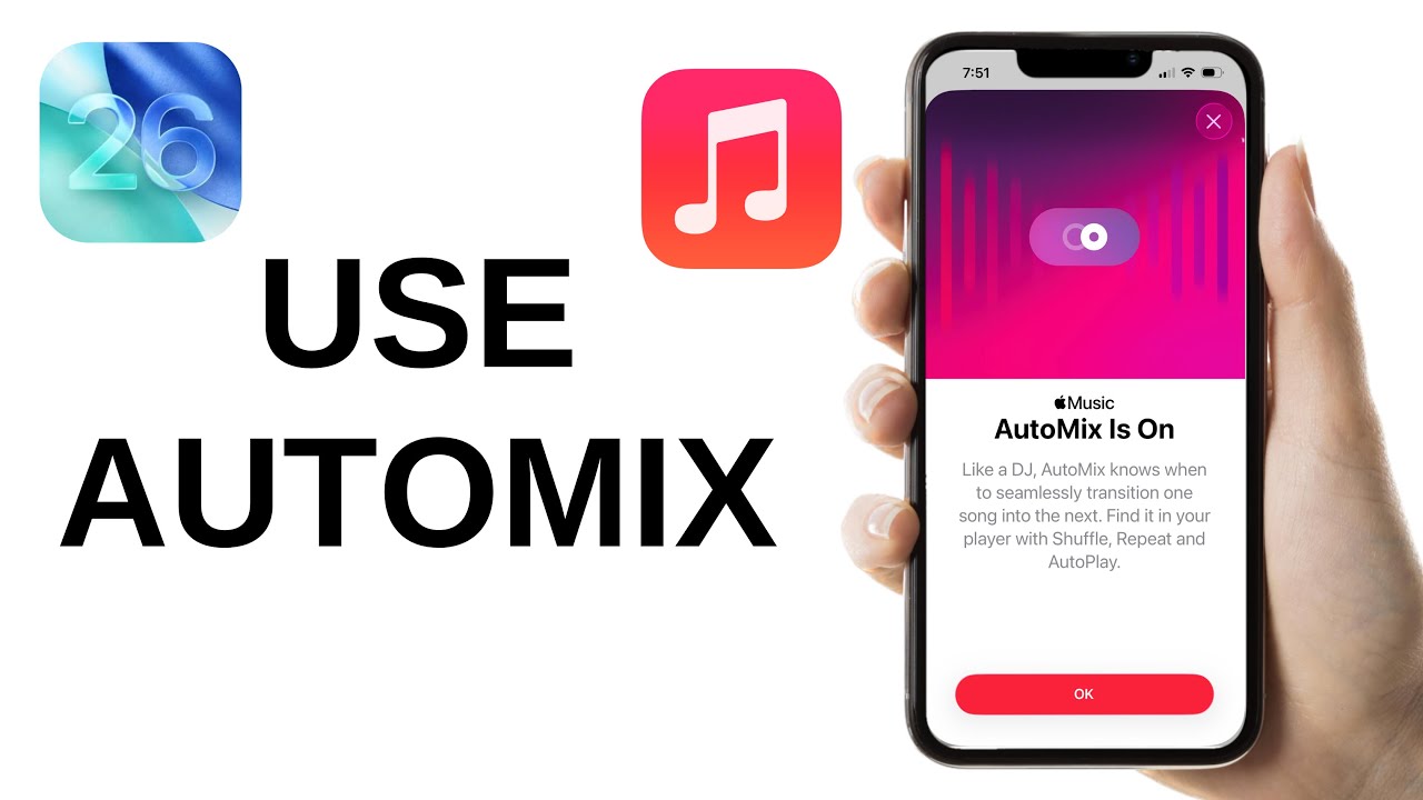 iOS 26: How to Use AutoMix on Apple Music - YouTube