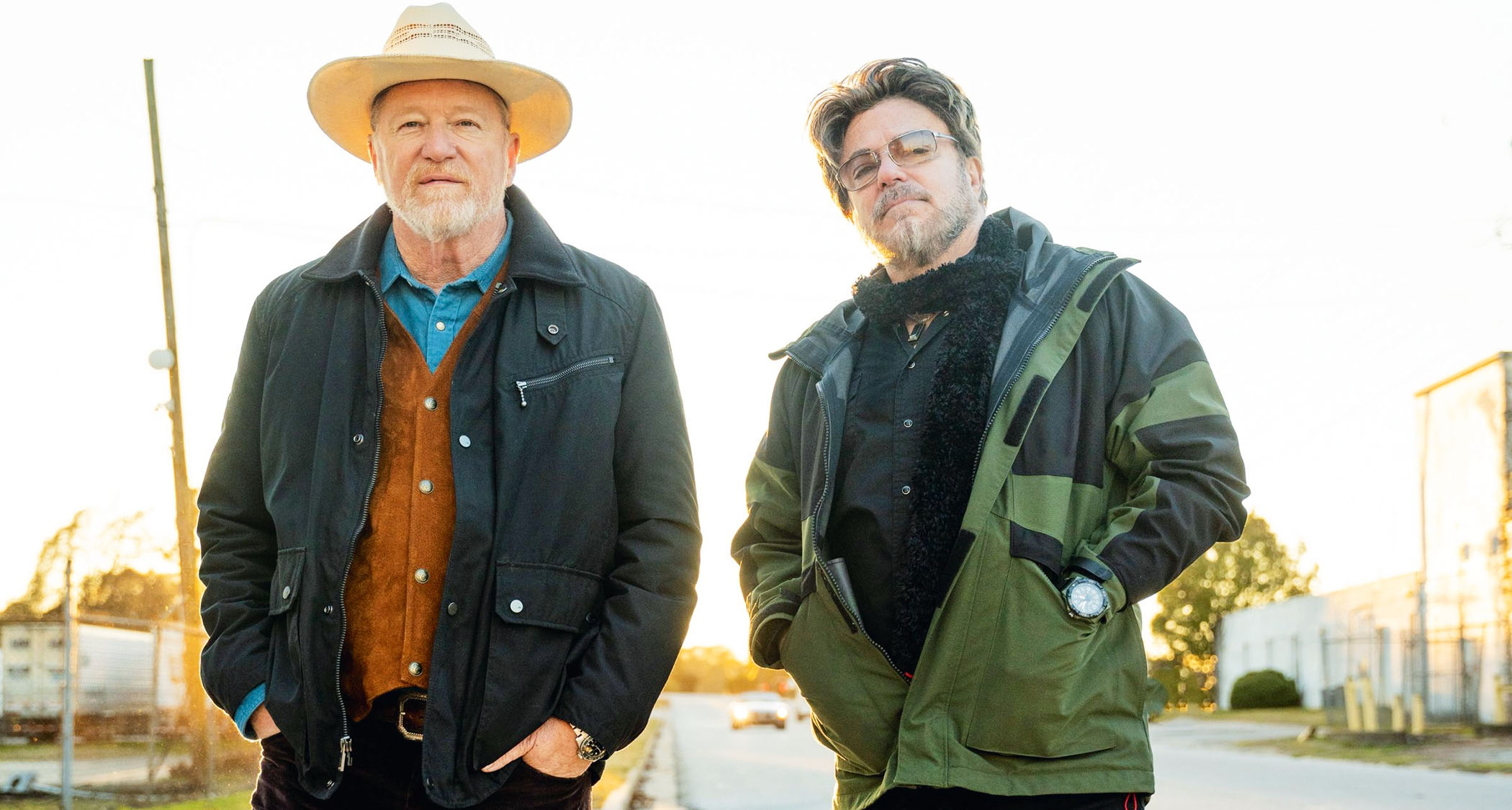 The heart and soul of Cracker: David Lowery (left) and Johnny Hickman
