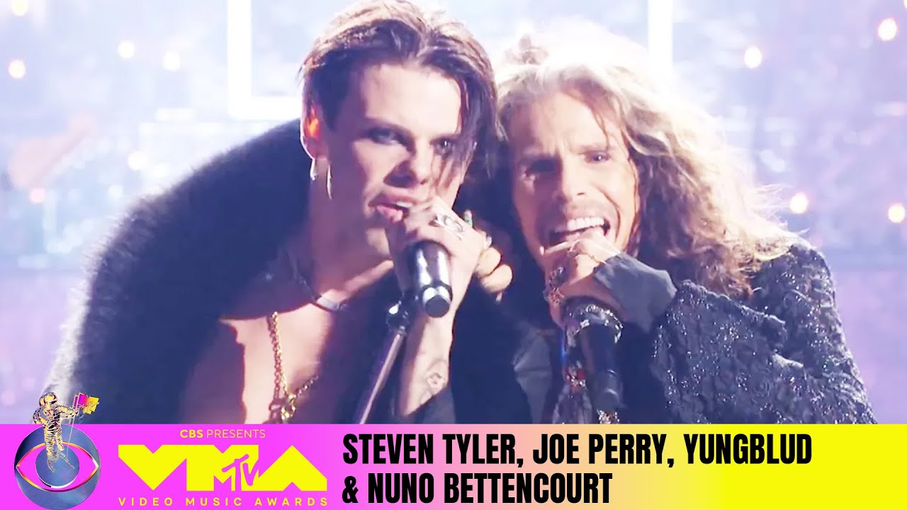 Steven Tyler, Joe Perry, YUNGBLUD, & Nuno Bettencourt Perform Ozzy Tribute Medley | 2025 VMAs - YouTube