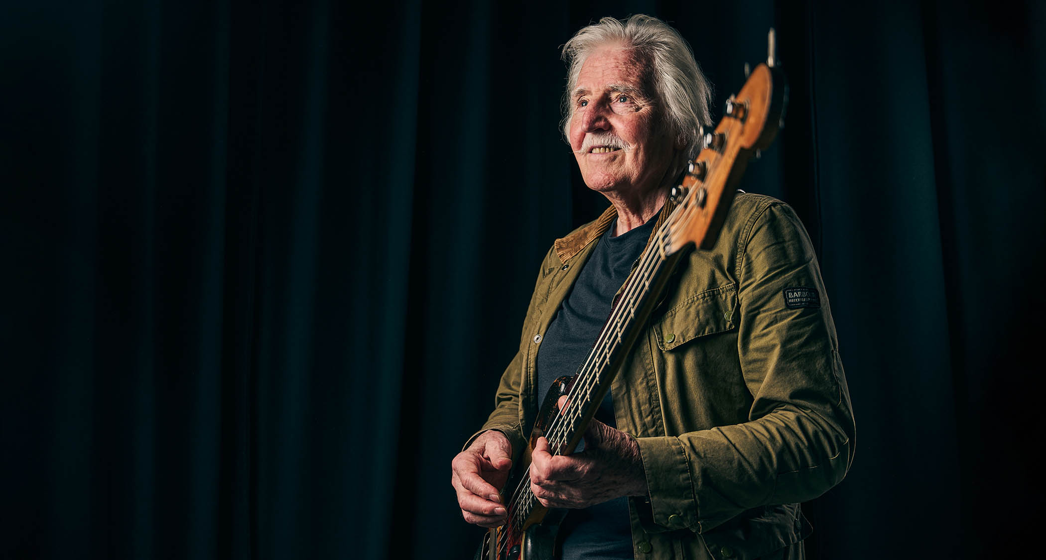 Leo Lyons' with his 1962 Fender Jazz Bass