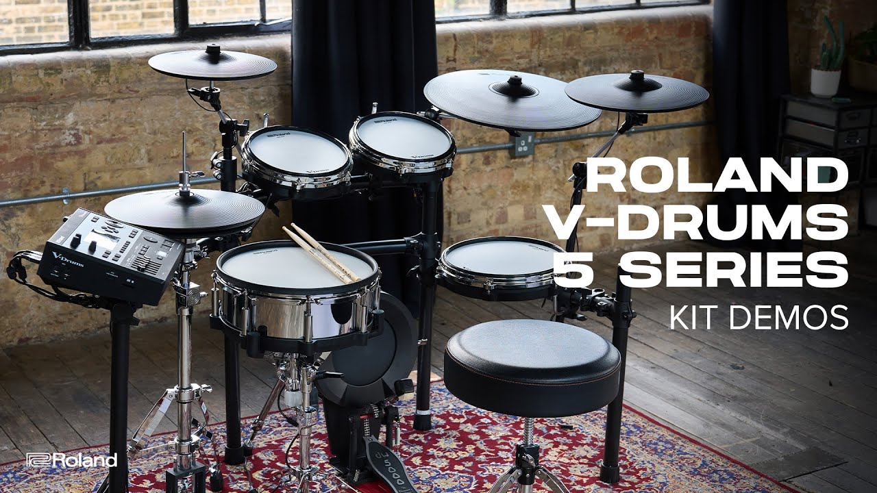 Roland V-Drums 5 Series Kit Demos - YouTube