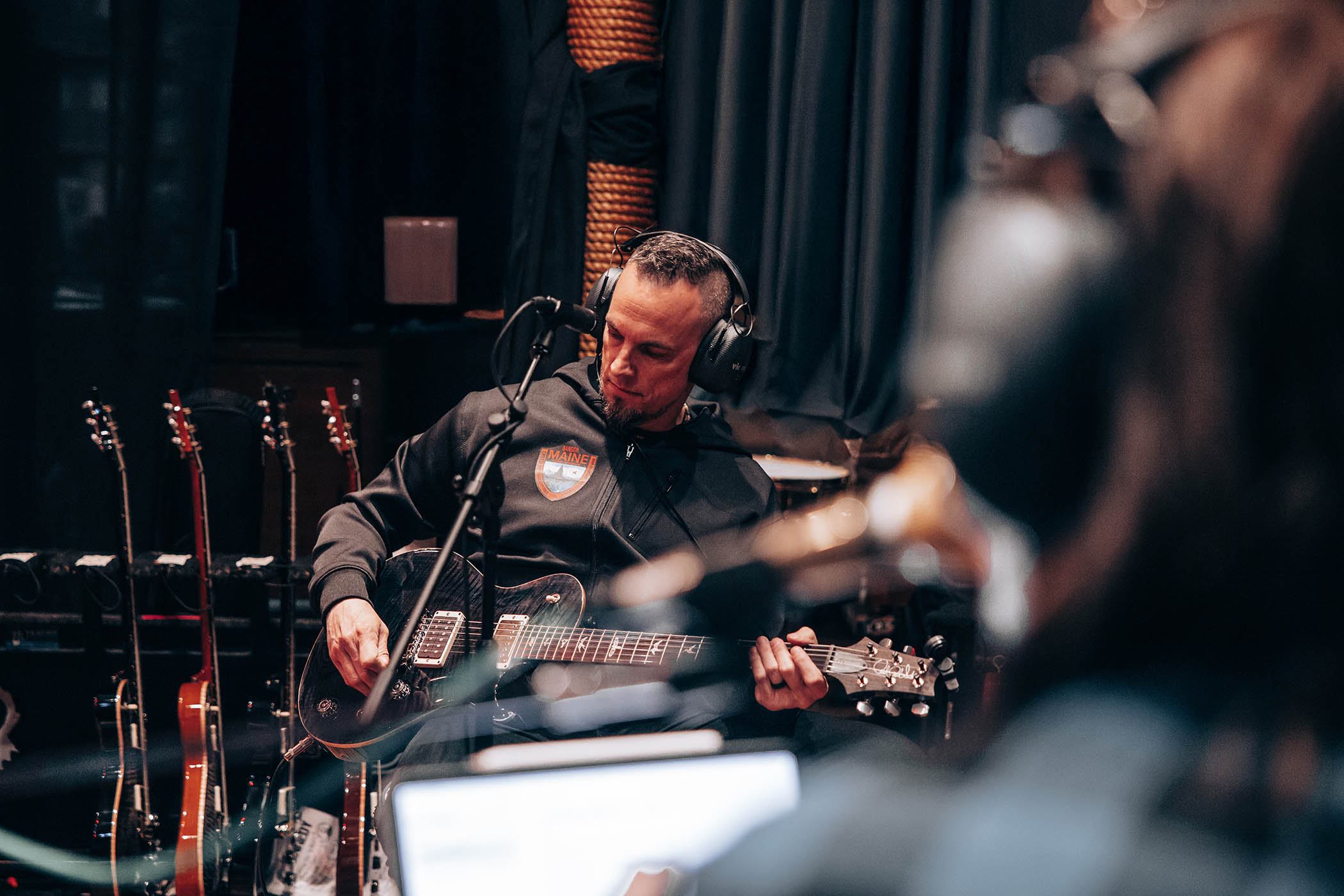 Alter Bridge record in 5150 Studios, the studio that the late Eddie Van Halen built, courtesy of an invite from his son and friend of the band Wolfgang Van Halen