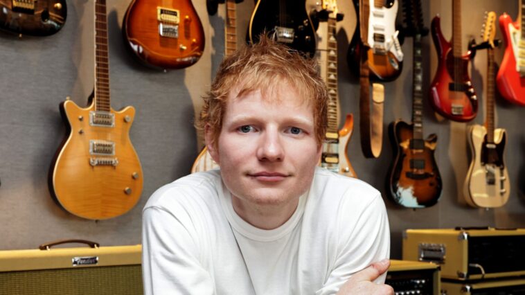"Classic Tracks Perfectly Adapted for Guitar: Ed Sheeran Reigns Supreme in Guitar Tabs"]