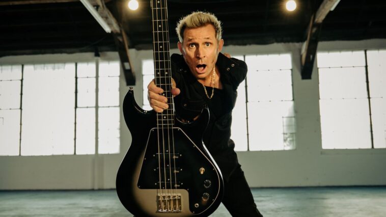 Mike Dirnt discusses his iconic Grabber bass and the future of Green Day.]