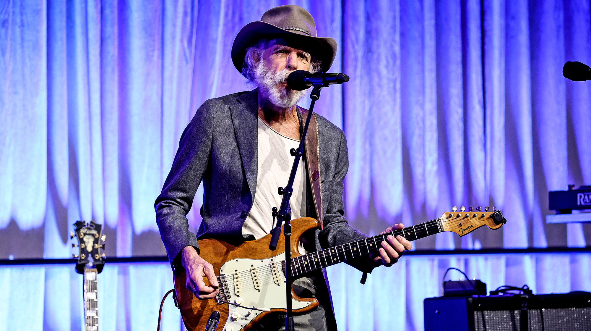 Bob Weir performs onstage at 2023 A Funny Thing Happened On The Way To Cure Parkinson's at Casa Cipriani on November 11, 2023 in New York City.
