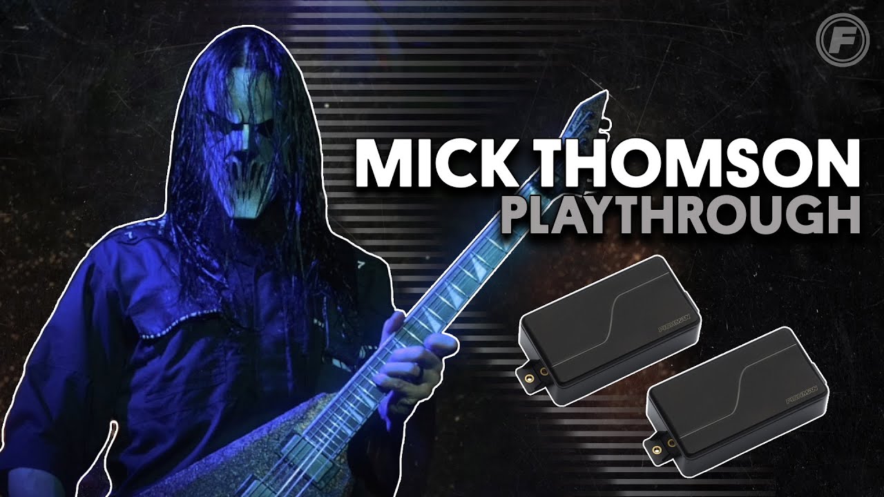 Mick Thomson (Slipknot) Fishman Fluence Pickups Signature Series | Playthrough - YouTube