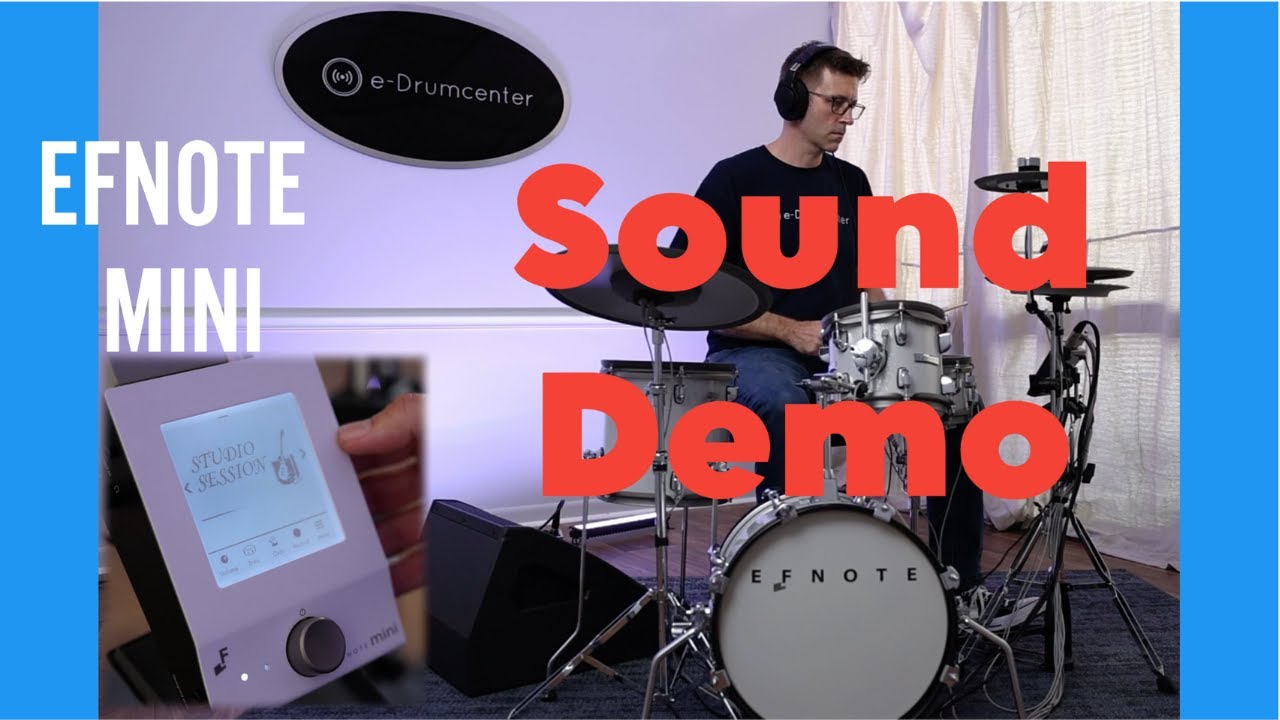 EFNOTE Mini Preset Sound Demo - All Playing - YouTube