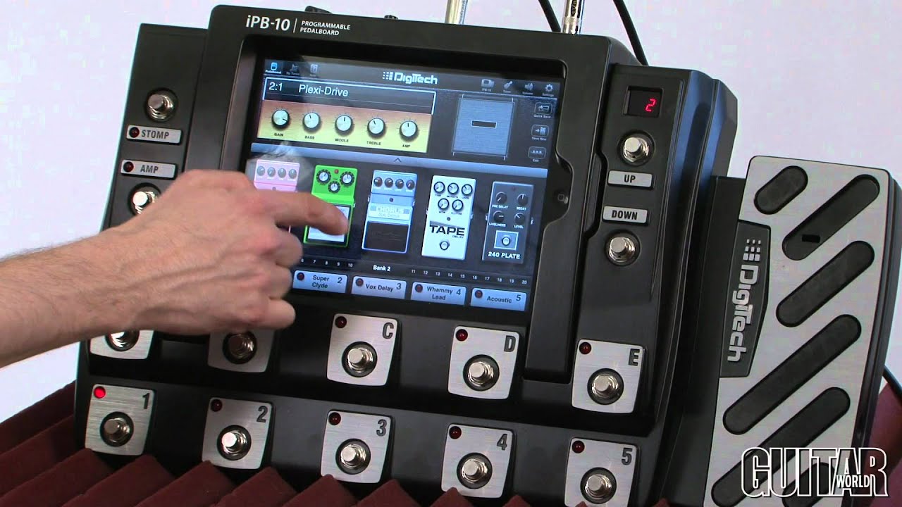 Digitech iPB-10 Programmable Pedal Board - YouTube