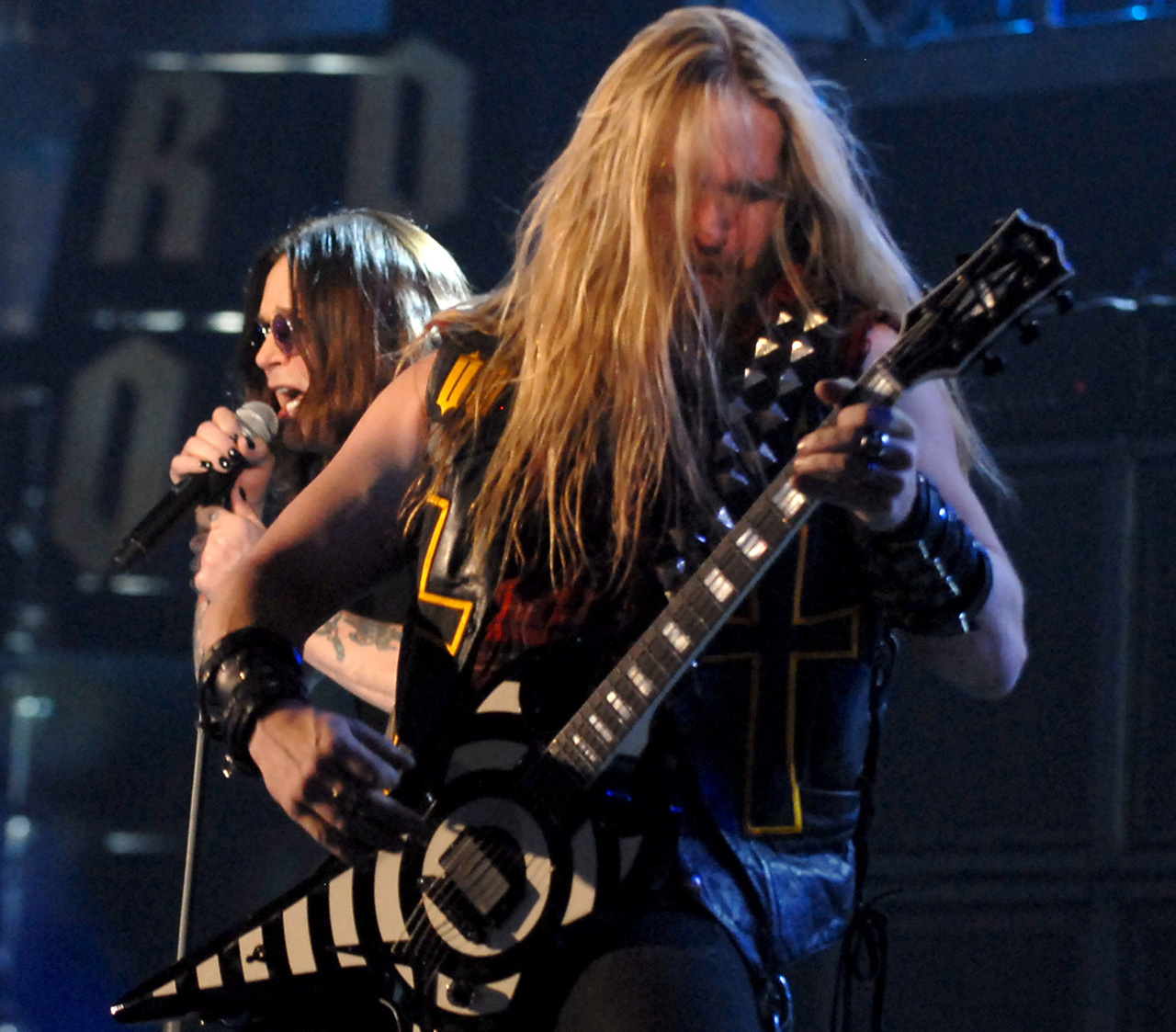 Ozzy Osbourne and Zakk Wylde during 2007 VH1 Rock Honors - Show at Mandalay Bay in Las Vegas, Nevada, United States. (Photo by Jamie McCarthy/WireImage)