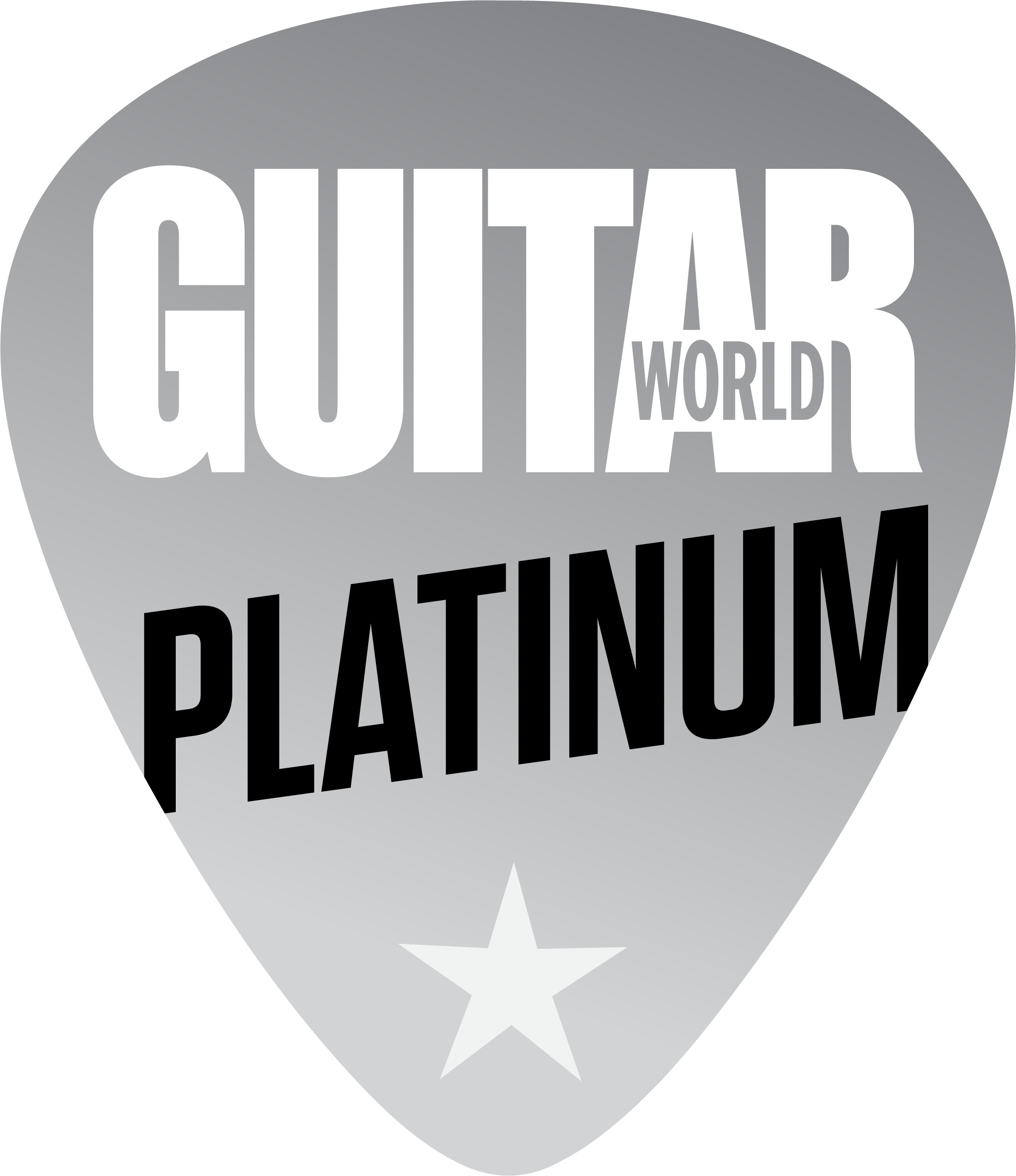 Guitar World Platinum award badge
