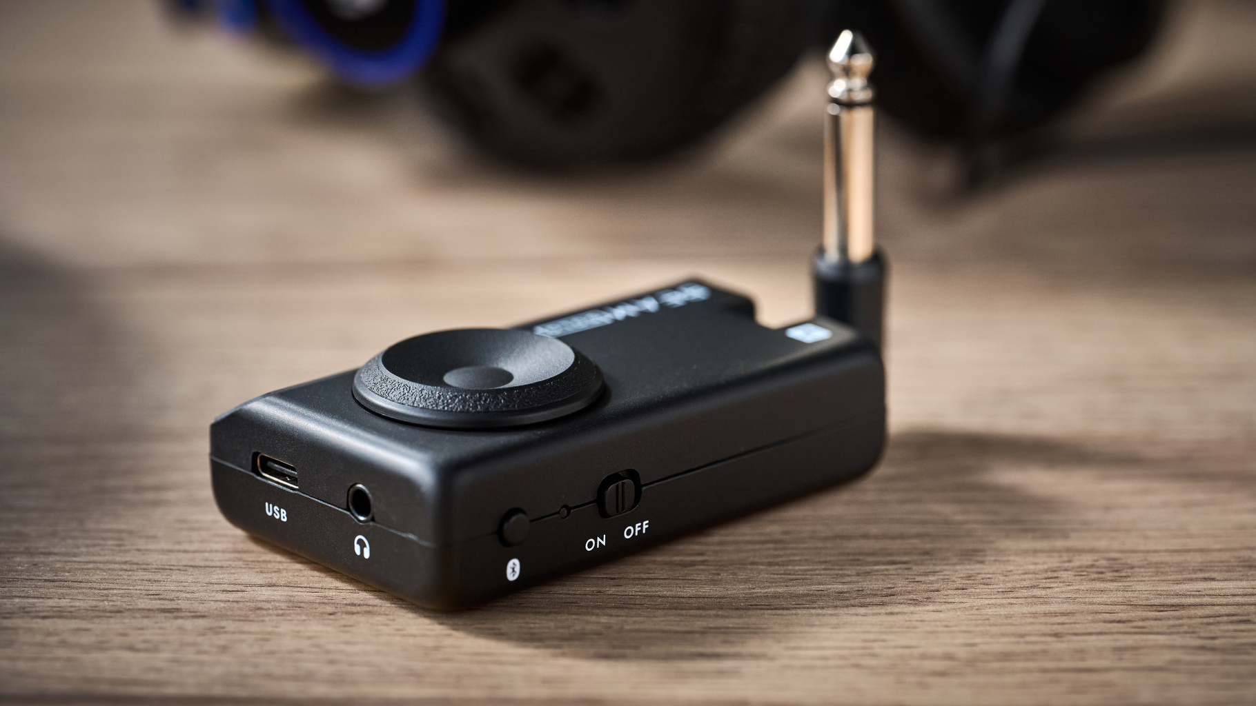 A Blackstar Beam Solo on a wooden floor