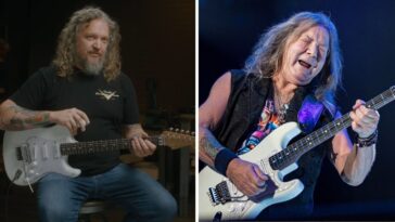 Andy Hicks Reflects on Observing Dave Murray Play the Stratocaster He Crafted]