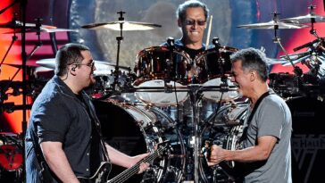 "At Last, No More Sam vs. Dave Arguments: A New Van Halen Album Showcases Eddie, Alex, and Wolfgang Van Halen Performing Classic Tracks Instrumentally"]