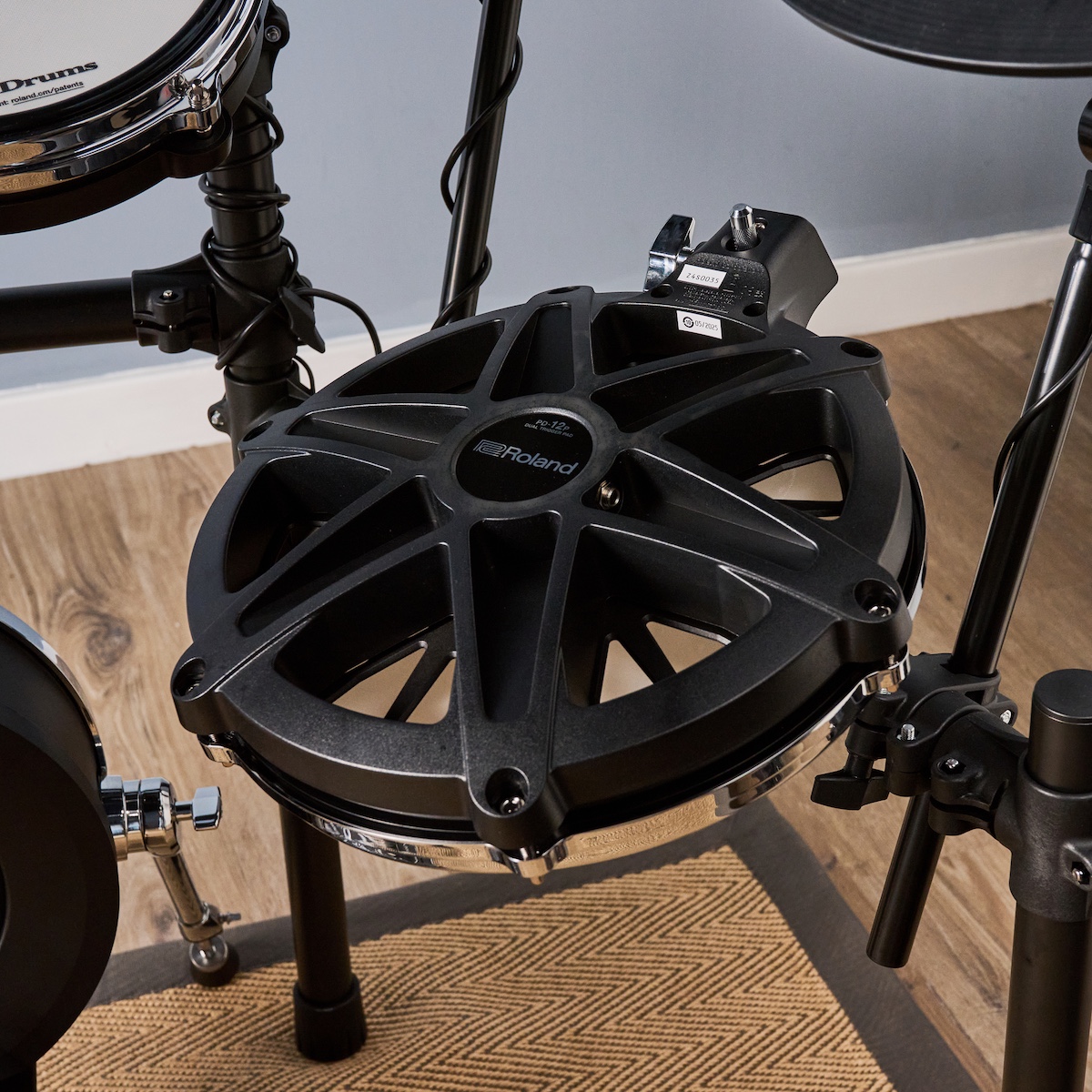 Underside of Roland TD516 tom pad