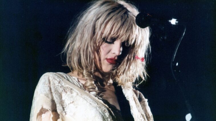 "Claiming My Place as the First Owner of a Super Fuzz Big Muff: How Courtney Love Crafted the Grunge Classic Amidst Her Toughest Times"]