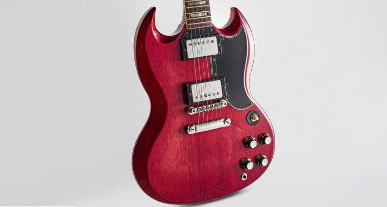 Gary Moore's 1962 Gibson Les Paul/SG is a genuine treasure.]