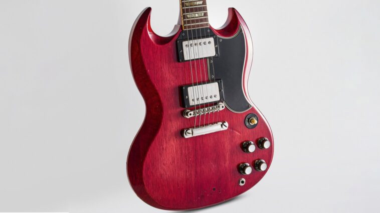 Gary Moore's 1962 Gibson Les Paul/SG is a genuine treasure.]