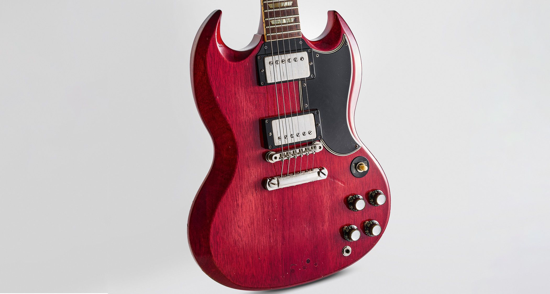 Gary Moore's 1962 Gibson Les Paul/SG is a genuine treasure.]