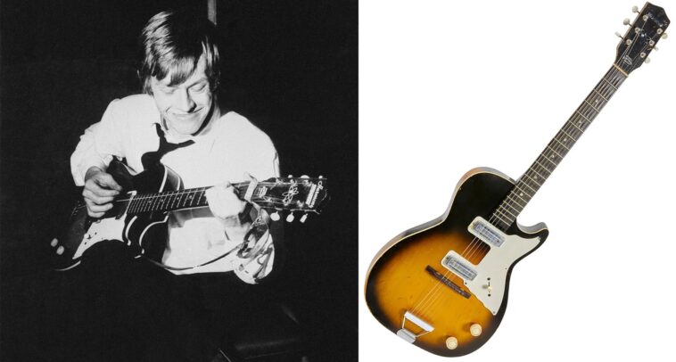 Guitar of Brian Jones from Early Rolling Stones Era Fetches Sale at Auction]