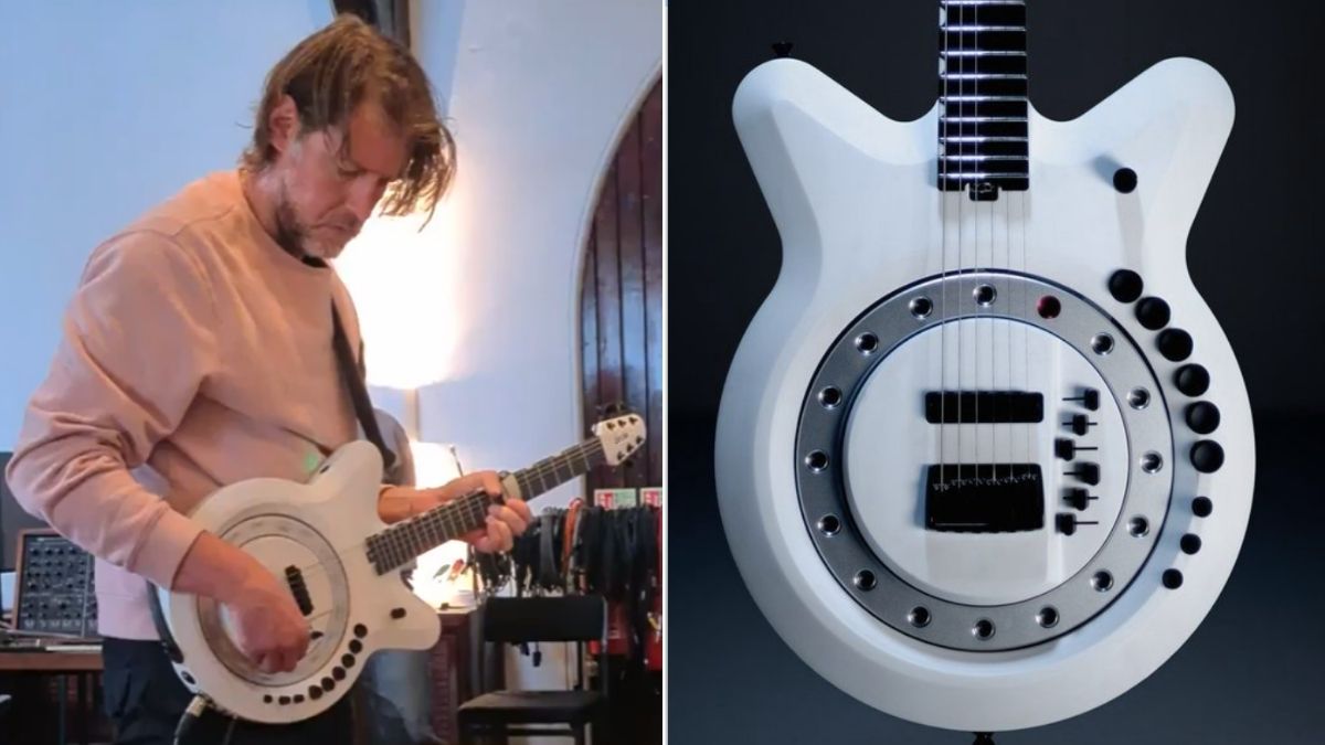 How Radiohead's Ed O'Brien Became Fascinated by the Circle Guitar]