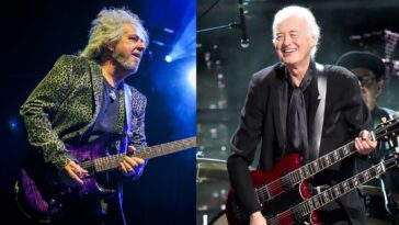 "Jimmy Page remarked, 'You possess a quality that sets you apart from the others here,' highlighting what differentiates Steve Lukather from his contemporaries."]