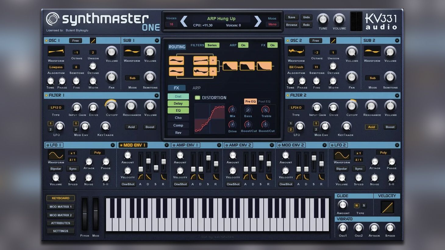 KV331 Audio is offering SynthMaster One as a free download until January 4.]
