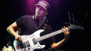 "One evening, I chose to take on the role of DJ for Rage Against the Machine—using only my guitar": How Tom Morello harnessed his instrument to explore the uncharted territory of turntablism.]