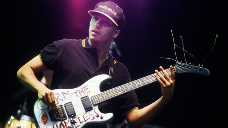 "One evening, I chose to take on the role of DJ for Rage Against the Machine—using only my guitar": How Tom Morello harnessed his instrument to explore the uncharted territory of turntablism.]