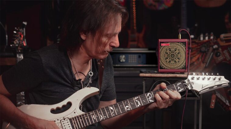 Steve Vai Explains His Affection for the Positive Grid Spark Mini]