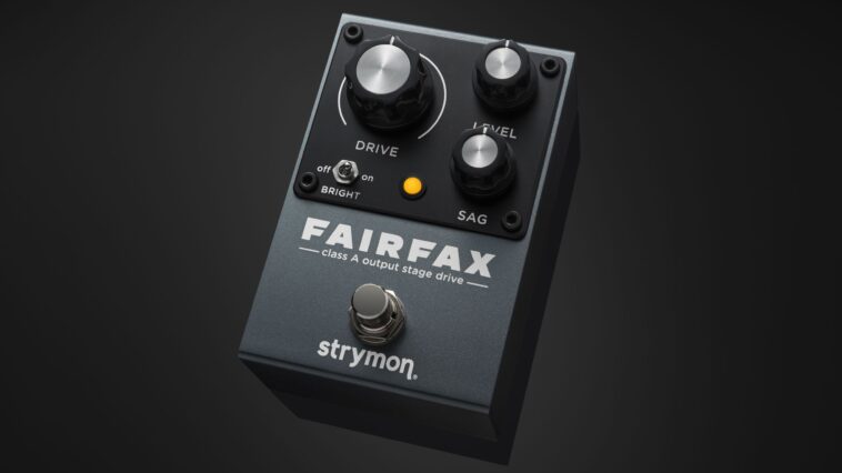 Strymon unveils the Fairfax drive pedal along with the Series A lineup.]