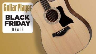 Taylor acoustic guitars have always delivered reliable quality – and now you can snag one at a reasonable price during the Black Friday sales.]
