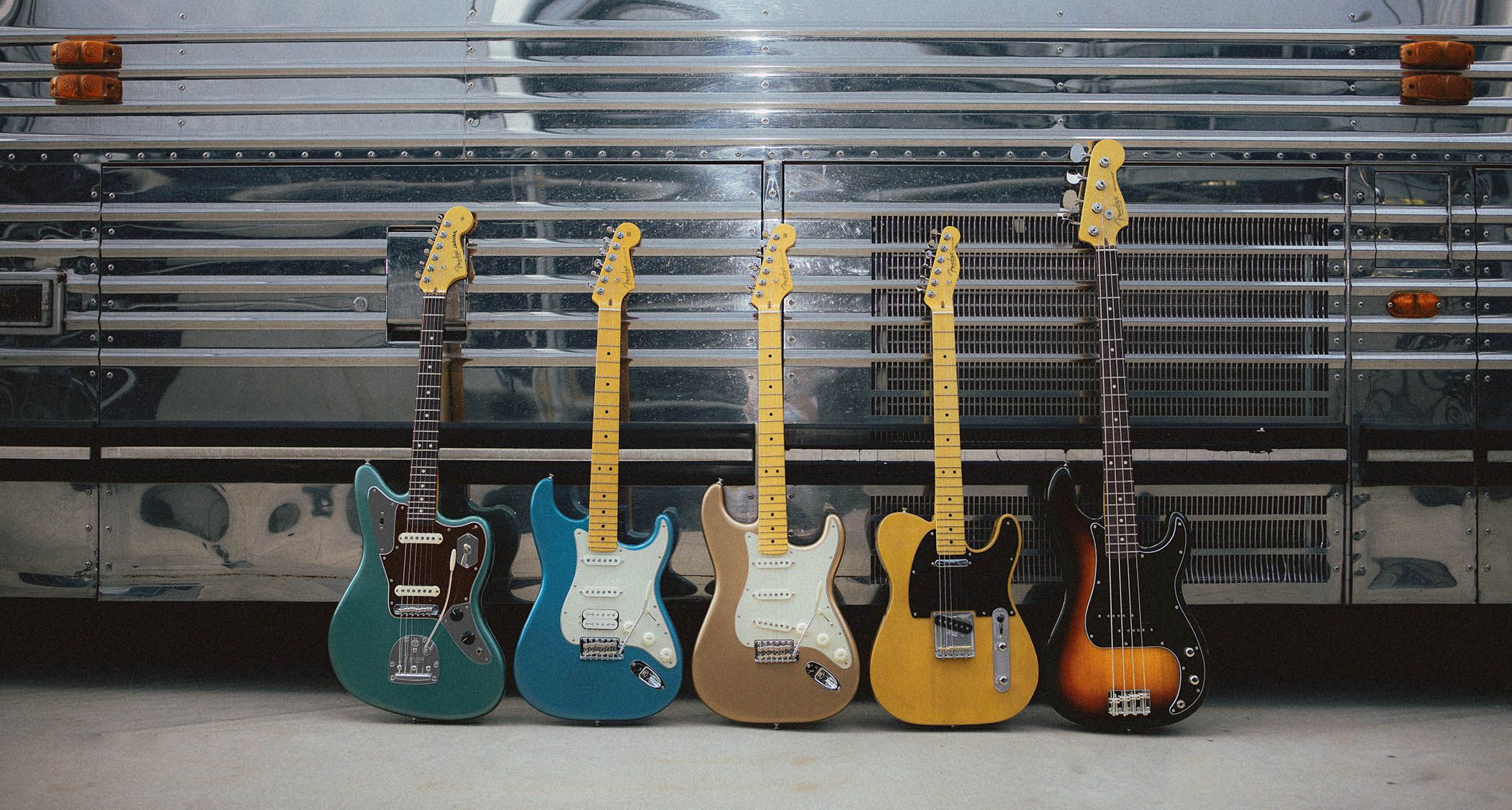 The creation of Fender's new "authentically worn" (not relic'd) US collection.]