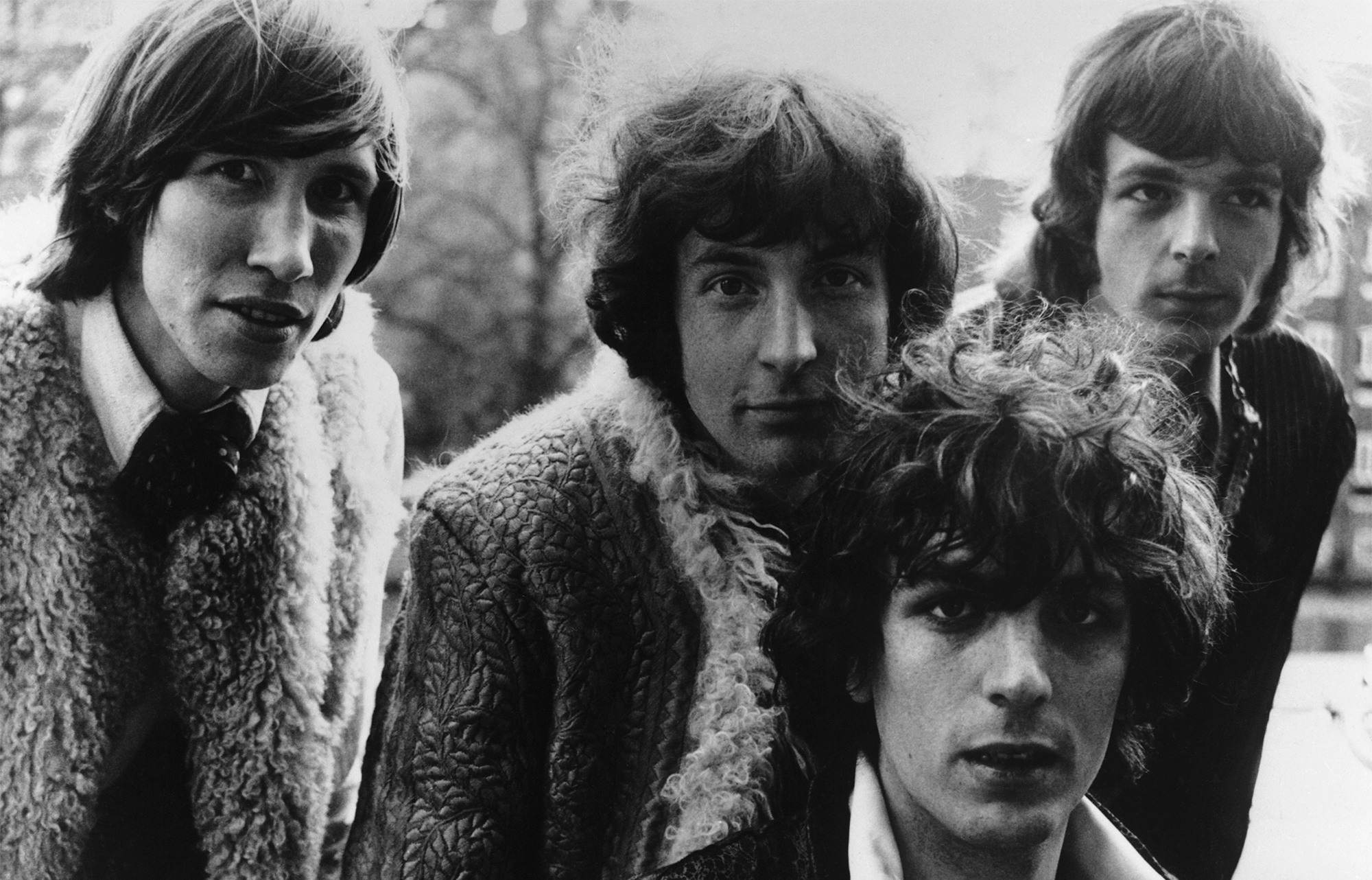 The British pop group Pink Floyd, (l to r) Roger Waters, Nick Mason, Syd Barrett and Richard Wright.
