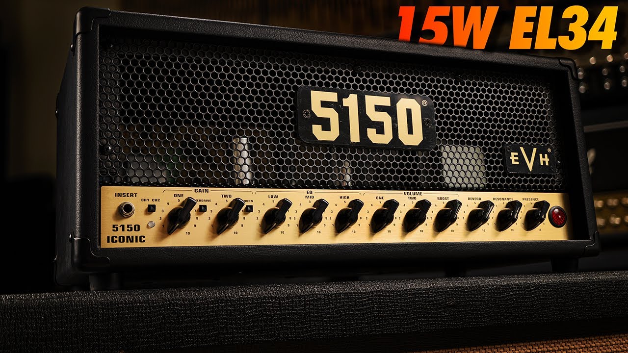 EVH 5150 Iconic EL34 15w - YouTube
