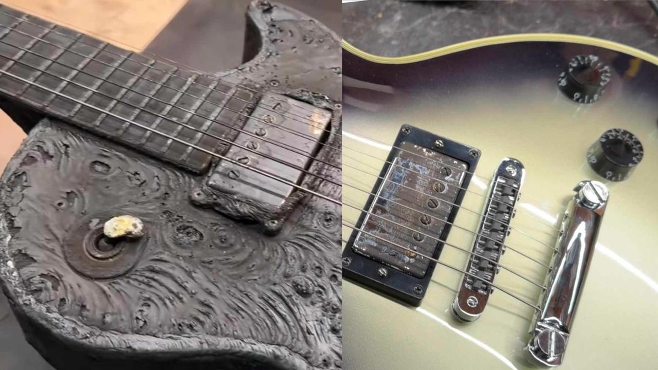 Restoring a Burned Gibson Les Paul – Bringing It Back to Life | Polishing and Assemly. Part 8 Final - YouTube