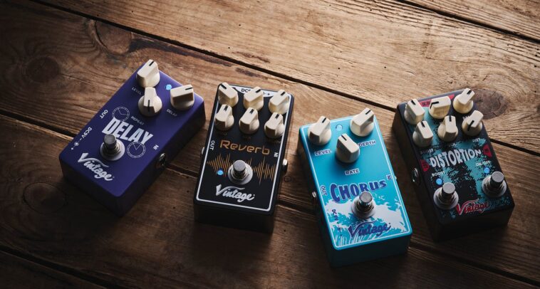 "Affordable Tonal Choices: A Review of Vintage Distortion, Chorus, Delay, and Reverb Pedals"]