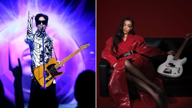Alissia posted a clip of herself playing bass, and then Prince reached out.]