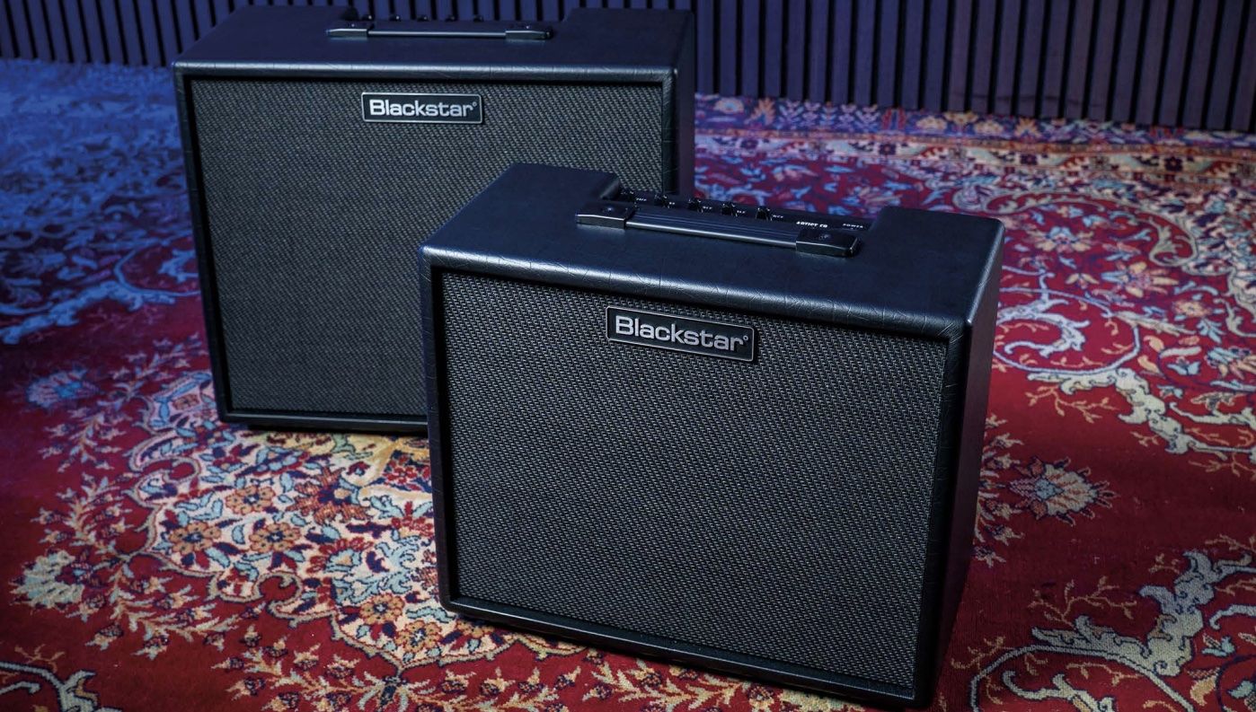Blackstar introduces new Artist FR speakers designed for modeler compatibility.]