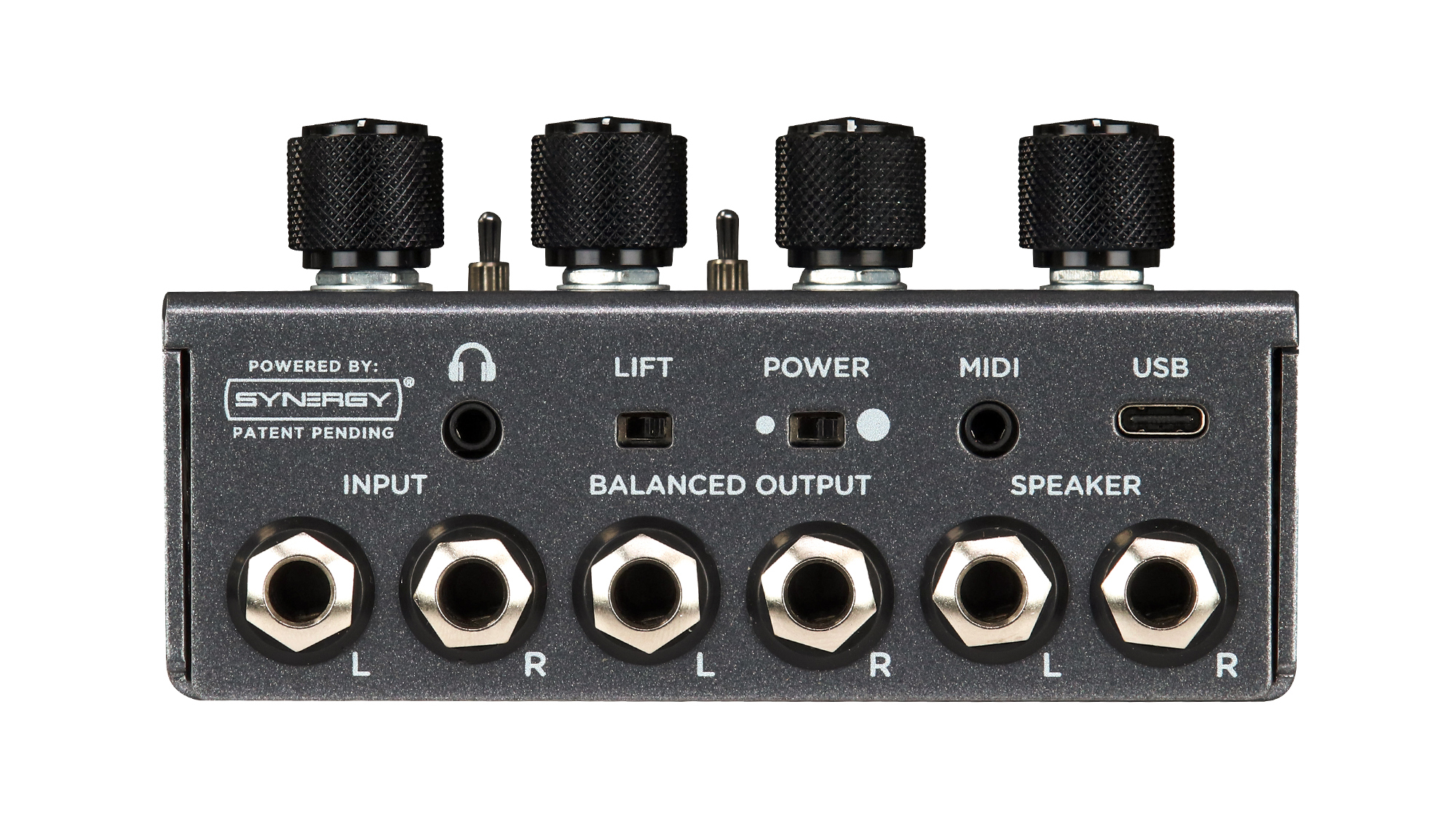 Synergy Machine-Learning Power Amp Brian Wampler’s PEDALHEAD press image on white