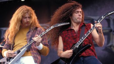"Consult anyone who's played alongside him... he's exceptionally gifted yet enigmatic": Dave Mustaine reveals that he almost overlooked Marty Friedman for Megadeth due to his hairstyle.]